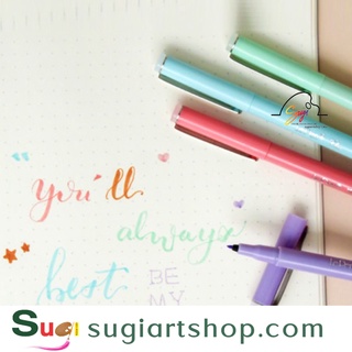 [ Sugi art shop ] Bút đầu cọ thư pháp Marvy Lepen flex 4800 brush