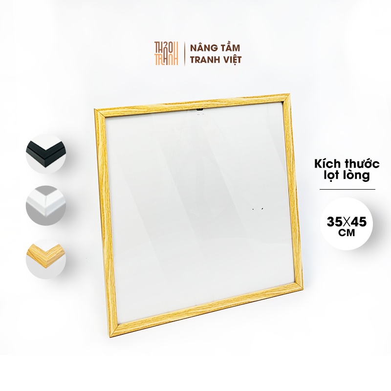 Khung Hình 40x40cm Khung Tranh Đính Đá Treo Tường Thảo Tranh KH4040