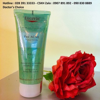 GEL TẨY DA CHẾT EUCERIN PRO ACNE SOLUTION SCRUB 100ML