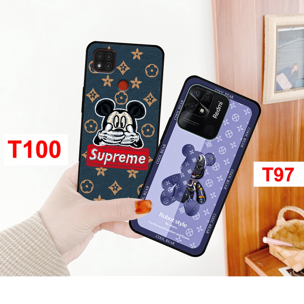 Ốp lưng Redmi 10C - Redmi 9C bảo vệ camera in hình bearbrick, phi hành gia vũ trụ. Ốp Redmi 9c - Redmi 10c Rẻ Bền Đẹp