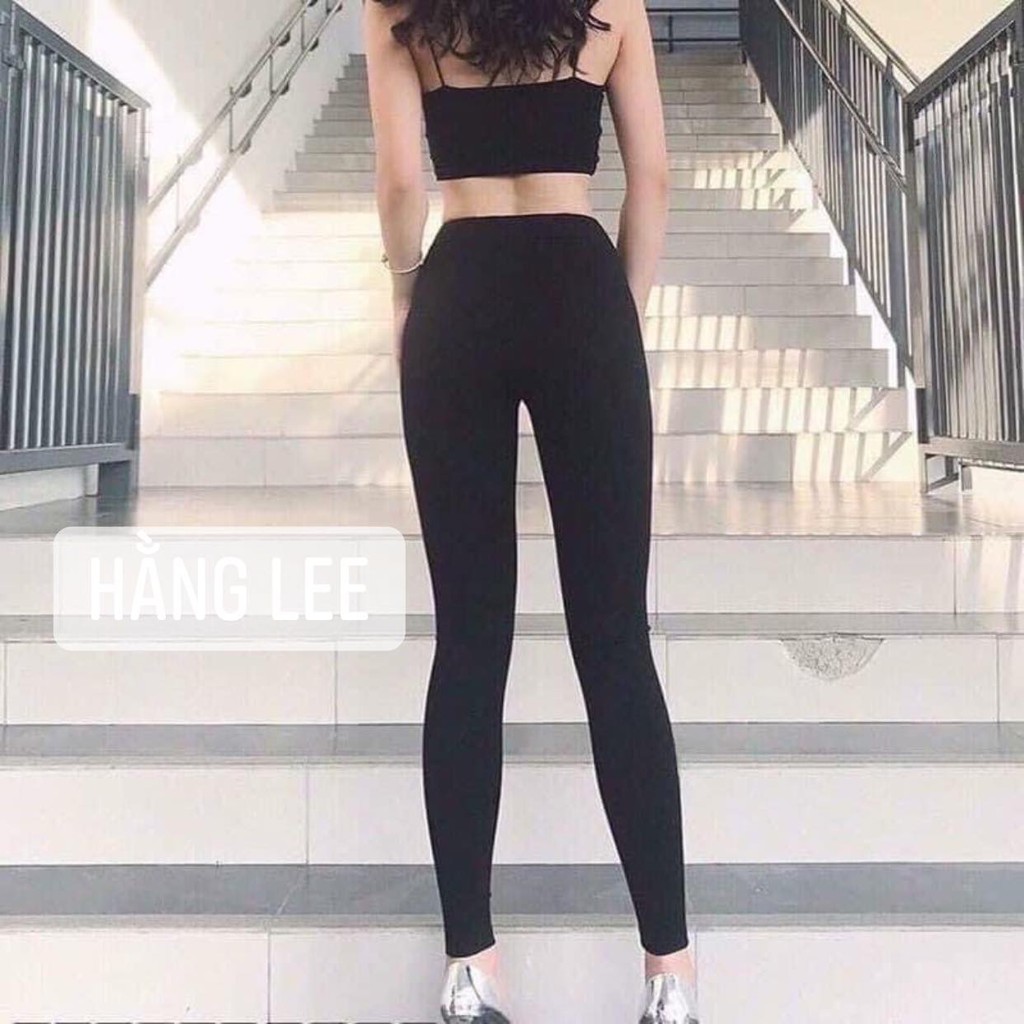 (SẴN) QUẦN LEGGING LÓT LÔNG CỰC ẤM