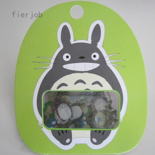 Bộ 6 miếng dán hình 10 mẫu thiết kế hình hoạt hình My Neighbor Totoro dùng trang trí sổ lưu niệm