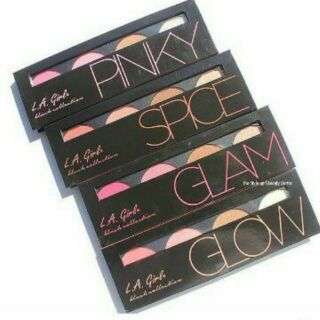 Bảng phấn má, tạo khối, highlight La girl beauty brick blush
