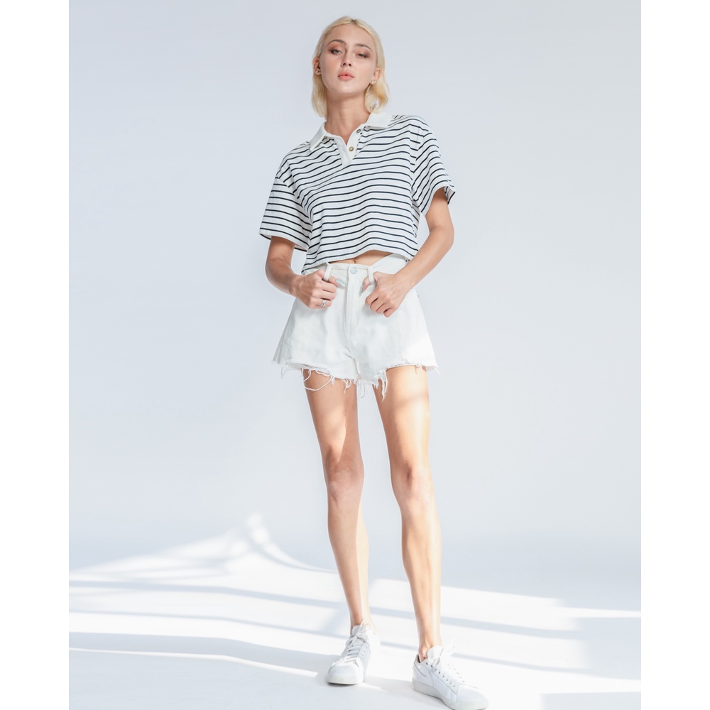 Áo thun nữ croptop tay ngắn J-P Fashion 10207219