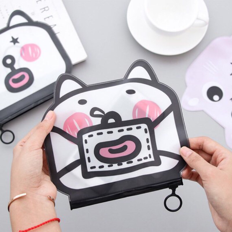 Túi zip đựng bút, mỹ phẩm tiện dụng