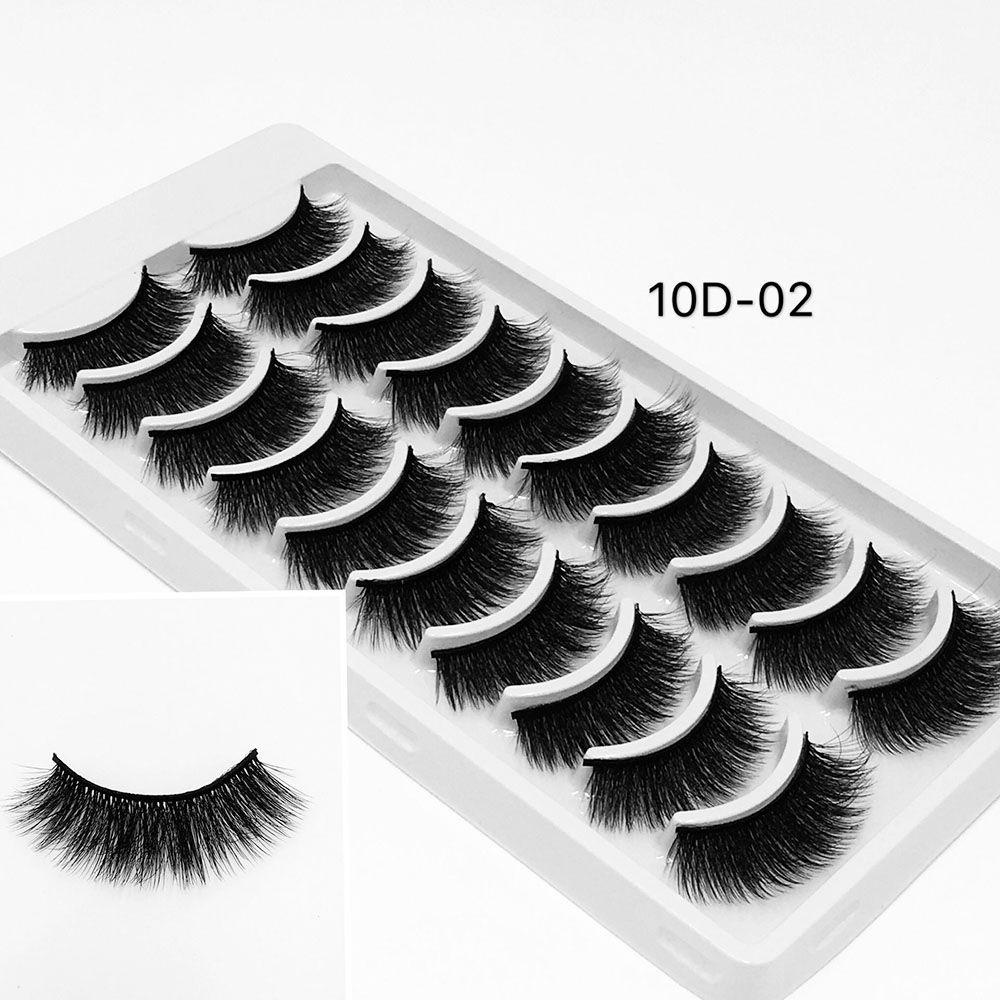 Set 10 Cặp Lông Mi Giả BSUNS SKONHED Thời Trang Dành Cho Nữ