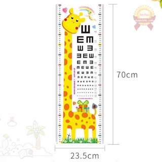 Decal dán tường thước đo chiều cao cho bé