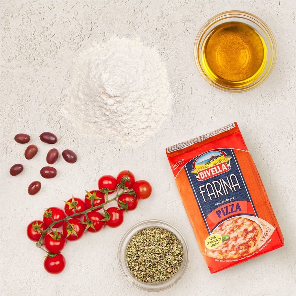 Bột làm Pizza Farina Tipo 00 DIVELLA gói 1Kg