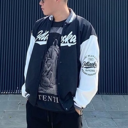 Áo khoác dù bomber nam nữ unisex form rộng vải 2 lớp chất xịn, dày dặn, y ảnh phong cách hàn quốc )