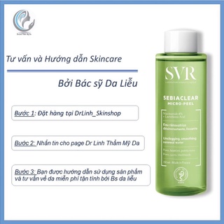Toner cho da dầu mụn SVR Sebiaclear Micro Peel TN02
