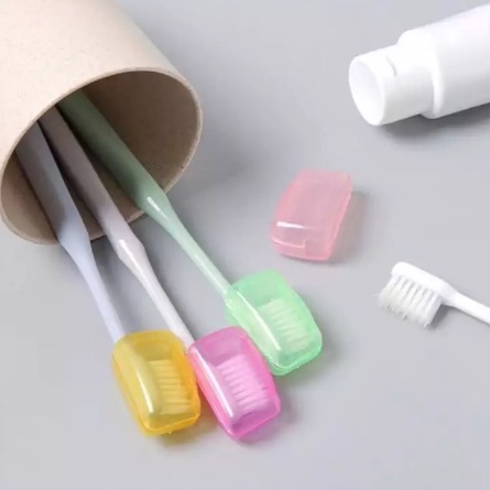 (Sỉ 1k) Nút bịt đầu bàn chải chống bụi, chống ẩm    Clovershop68