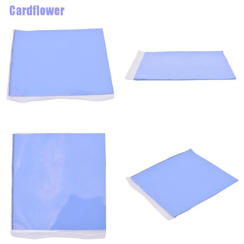 (Hàng Mới Về) Tấm Tản Nhiệt Làm Mát Cpu Bằng Silicon Màu Xanh Dương 100mm X 100mmx1.5mm | BigBuy360 - bigbuy360.vn
