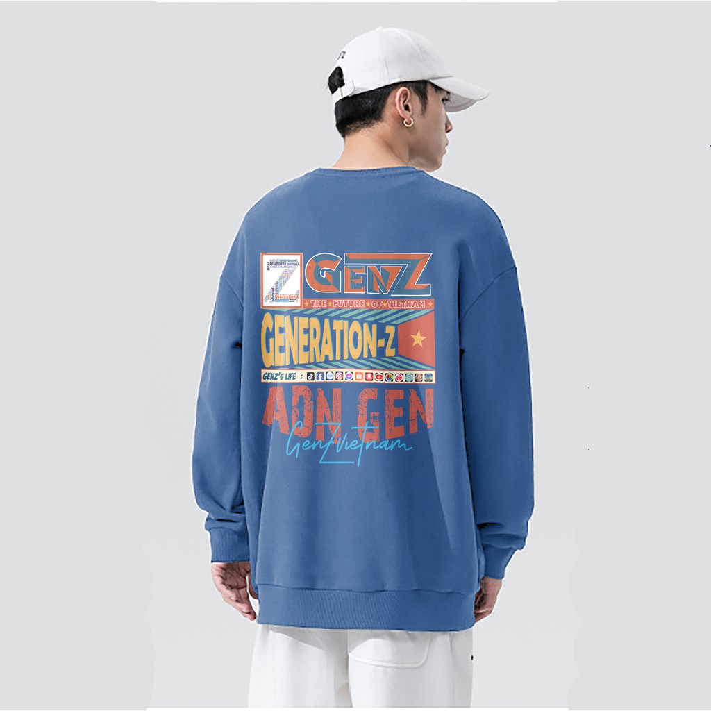 Áo sweater nỉ nam nữ , áo nỉ sweater BASIC dài tay chất nỉ bông dày phong cách Ulzzang thế hệ GENZ VIỆT NAM SWT15 | BigBuy360 - bigbuy360.vn