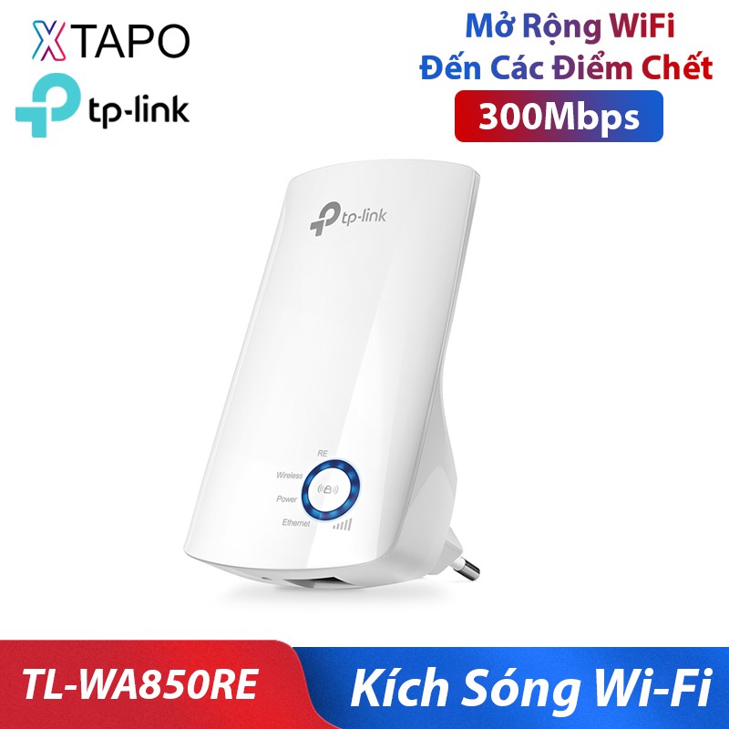 Bộ kích sóng WIFI Repeater TP-Link TL-WA854RE chuẩn N tốc độ 300Mbps - HÀNG CHÍNH HÃNG