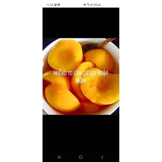 đào ngâm thái lan lon 820g