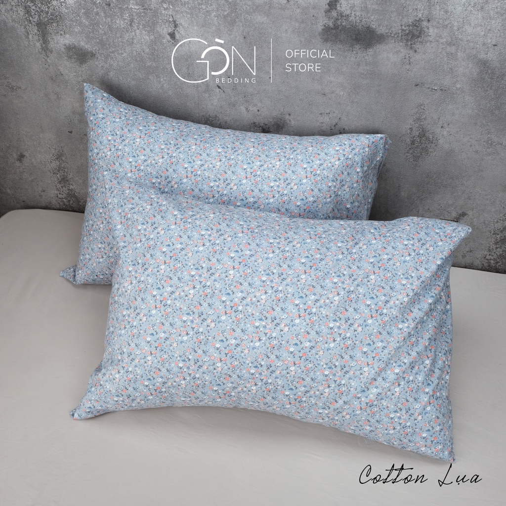 [Nhiều mẫu] 01 Vỏ Gối Nằm Gòn Bedding Cotton Lụa Hàn Quốc 50x70 cm Họa Tiết Hoa & Hoạt Hình