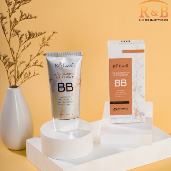 kem nền, kem lót, che khuyết điểm BB Cream Re:Excell Multi Gradation Blemish Balm Hàn Quốc