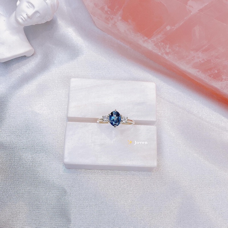 JOVEN- Nhẫn bạc Topaz London