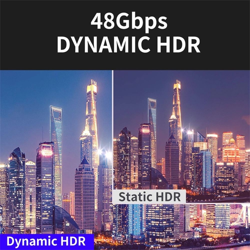 MYRONGVN Dây CáP HDMI 48Gbps 1m / 1.5m / 3m / 5m Cho MáY ChiếU PS5 PS4