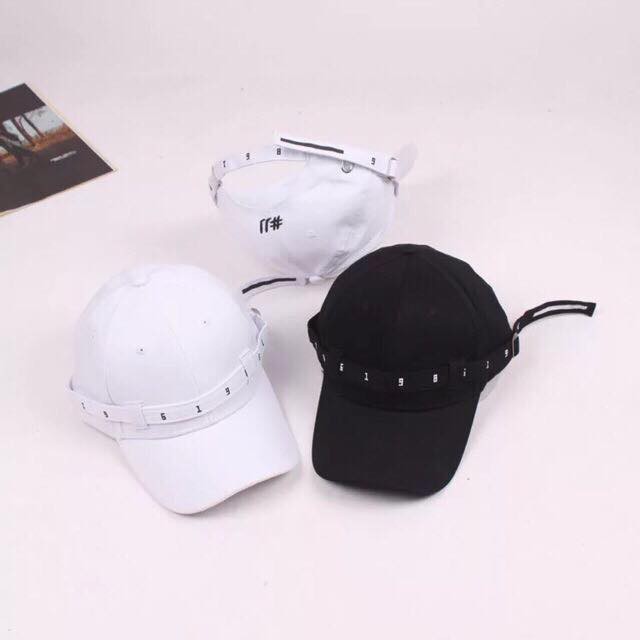 Nón đuôi dài chữ thêu số vải kaki Nam Nữ