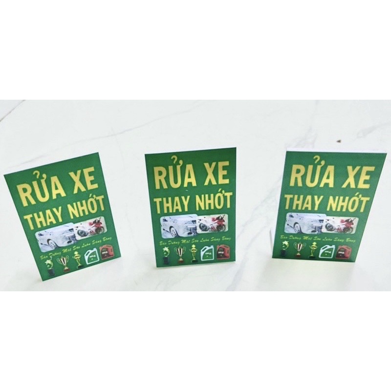 Mô hình bảng hiệu xe các loại