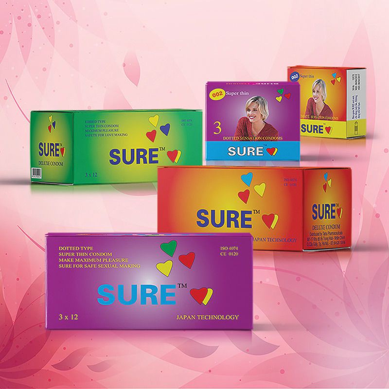 [CÓ CHE TÊN] Bao cao su sure 36
