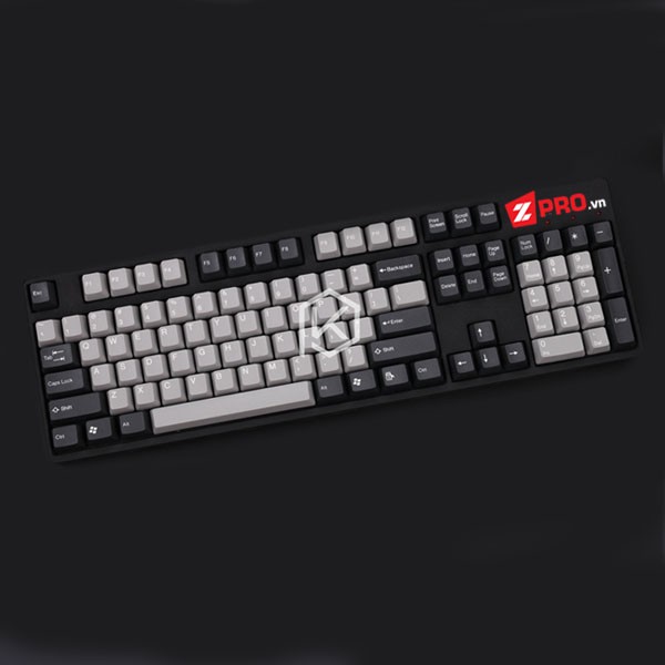 Bộ Keycap 104 phím Taihao Đen Xám