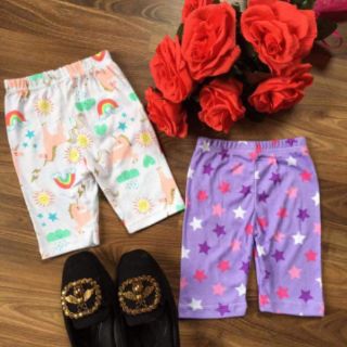 Set 10 quần legging lửng bé gái cực đẹp