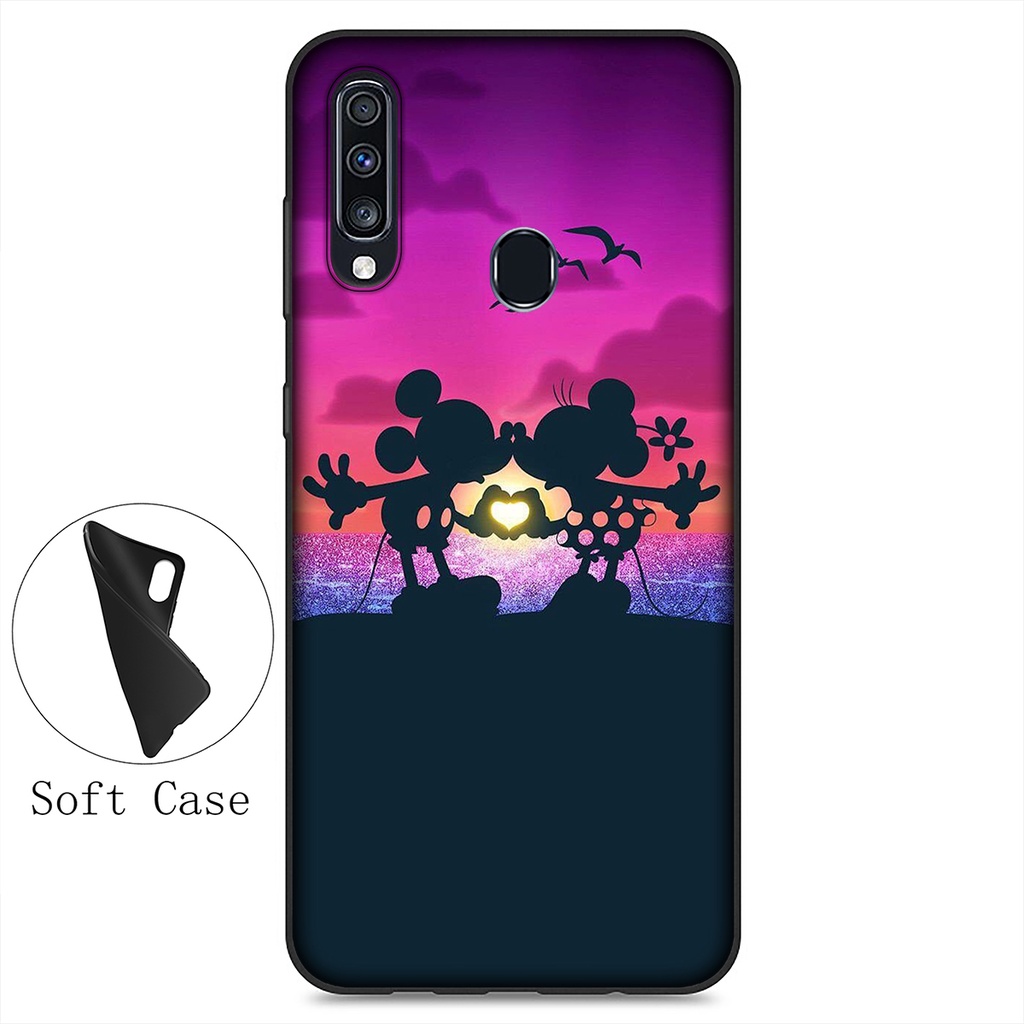 DISNEY Ốp Điện Thoại Dẻo Họa Tiết Hoạt Hình Chuột Mickey Dễ Thương Cho Samsung Galaxy S10 Lite S9 S8 Plus S10E S7 Edge