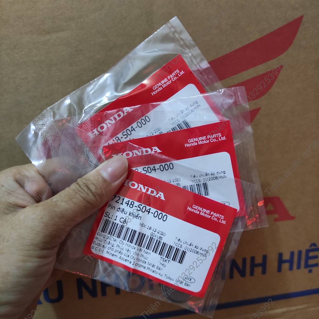 Pin remote điều khiển xe máy Smarkey Vision Air Blade Lead Sh Sh mode hàng Honda chính hãng