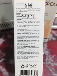 Vitamin KiDaL D3 nhỏ giọt