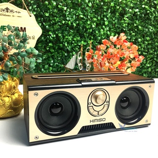 Loa Bluetooth Kimiso KM-7 Âm Thanh Ấm- Thiết Kế Sang Trọng- Nút Điều Chỉnh Âm Lượng