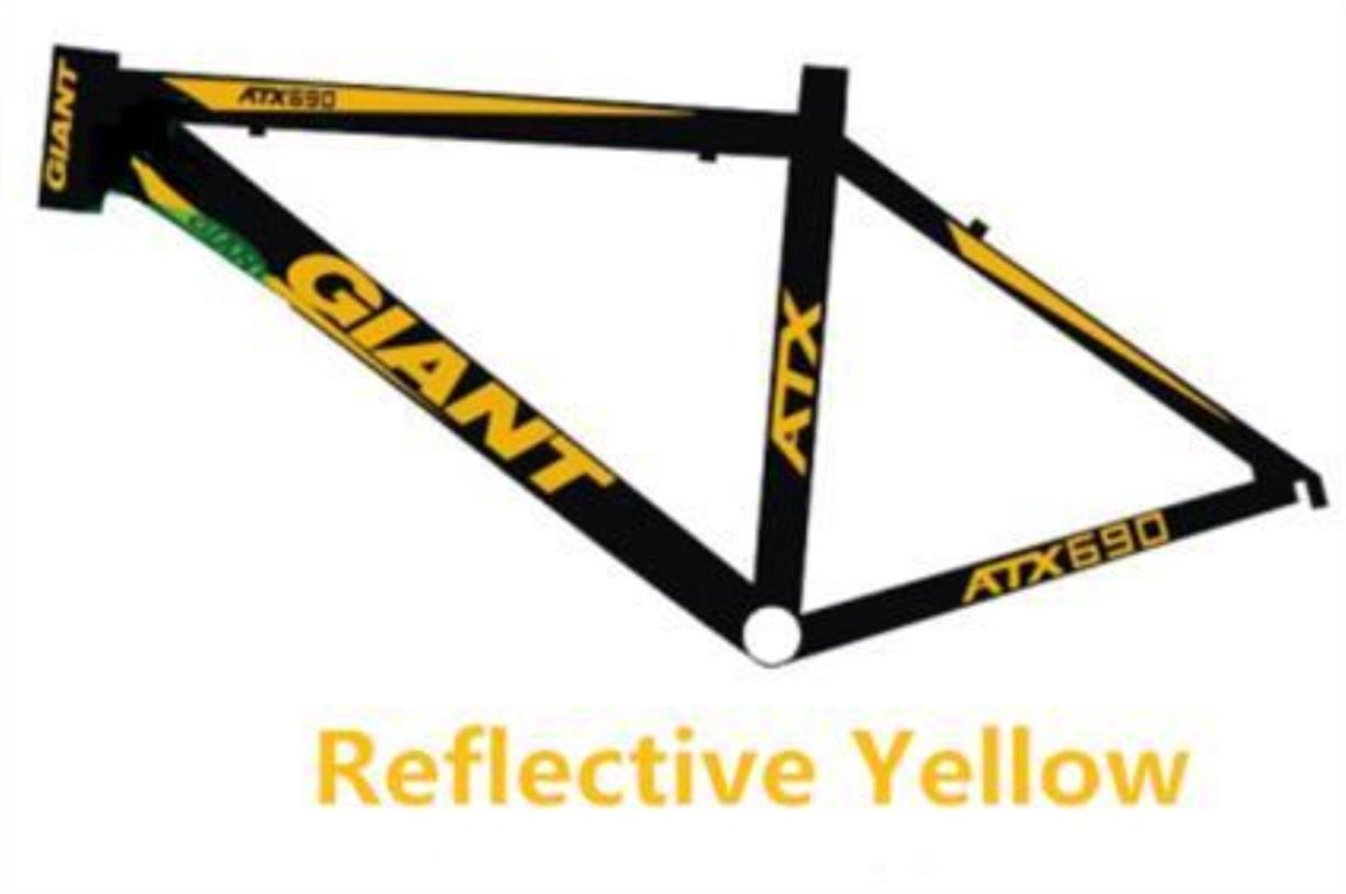 Bicycle Reflective Frame Stickers For Giant Atx 690  MTB Decals