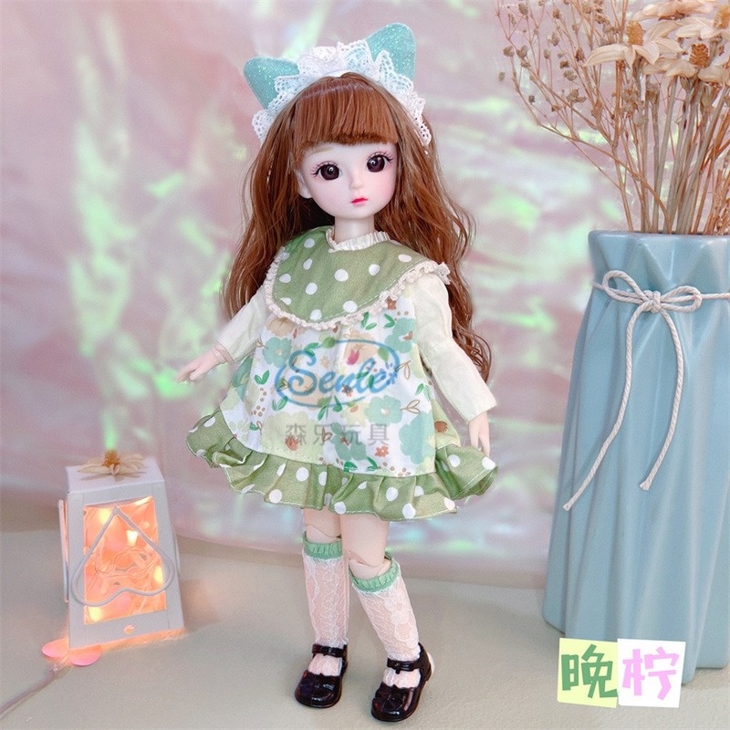 Búp Bê 30cm Mặc Quần Áo Dễ Thương