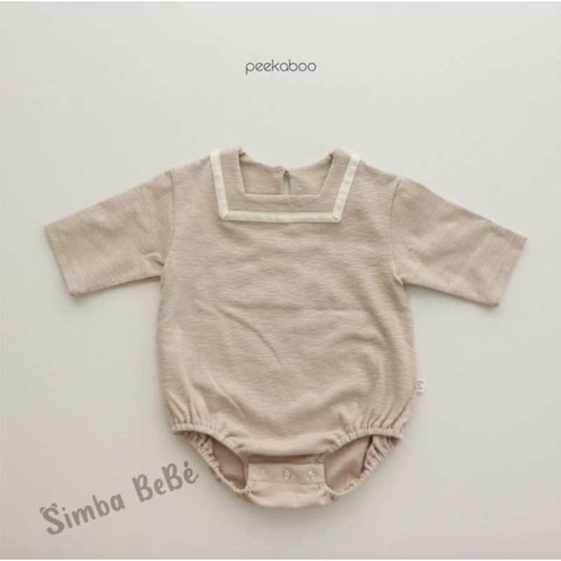 [CHẤT] Bộ Bodysuit thuỷ thủ Roa chất mỏng Peekaboo nội địa Hàn cho bé | BigBuy360 - bigbuy360.vn