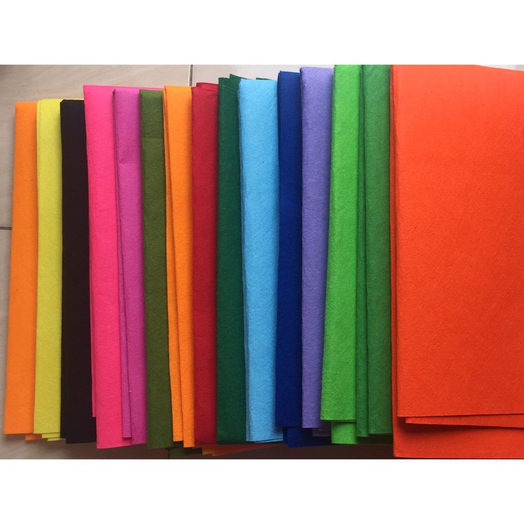 Vải nỉ làm hoa – vải nỉ trang trí làm đồ handmade kích thước 85x90cm