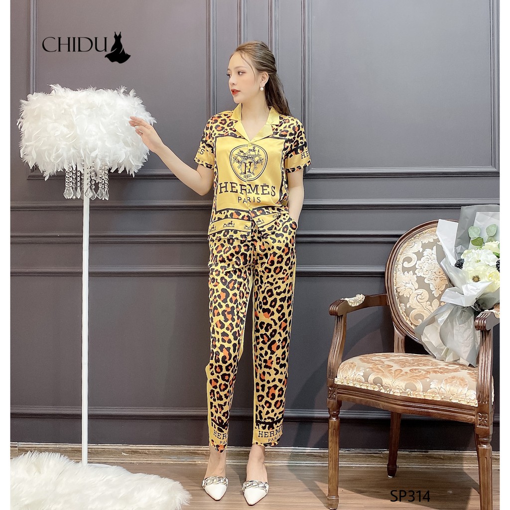 [ Mã WASTRUN4 giảm 10% tối đa 30K đơn 99K] CHIDU set bộ pijama hoạ tiết dễ thương SP314 | BigBuy360 - bigbuy360.vn
