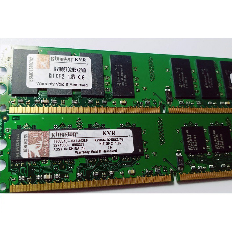 Ram PC ddr2 1GB bus 667/800, hàng tháo máy chính hãng, bảo hành 6 tháng