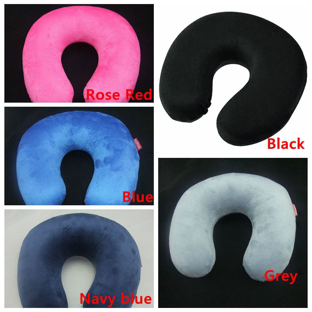 Gối cổ chữ U dùng khi du lịch đường dài với kiểu dáng đơn giản tiện dụng