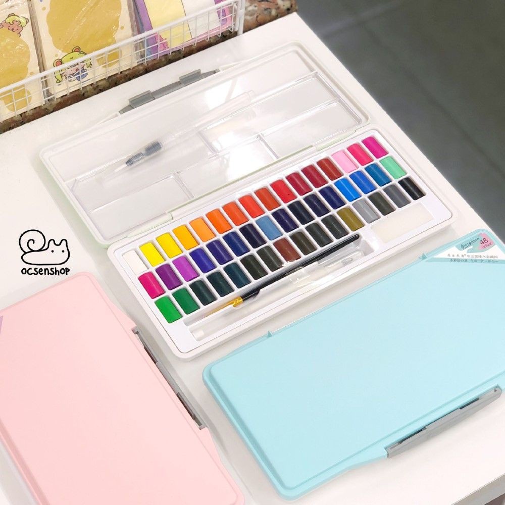 Set màu nước Giorgione hộp nhựa pastel