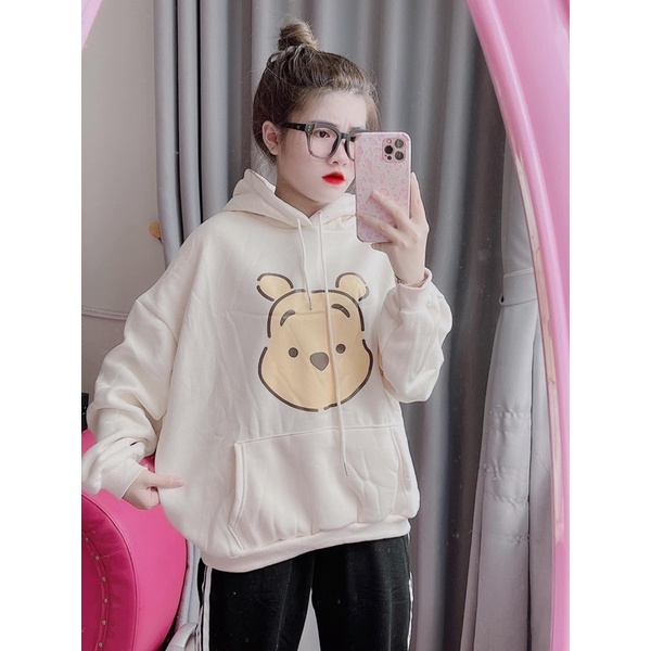 hoodie gấu vàng siu cute