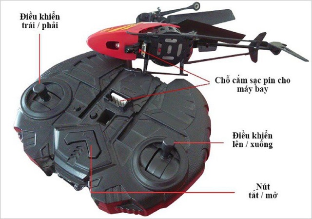 MÁY BAY TRỰC THĂNG ĐIỀU KHIỂN TỪ XA 901 ( TẶNG 4V PIN)