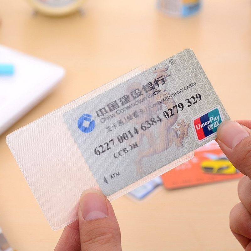 [Mã giảm 50k+freeship]Combo 10 thẻ bọc cccd,thẻ ngân hàng,bằng lái xe, ATM