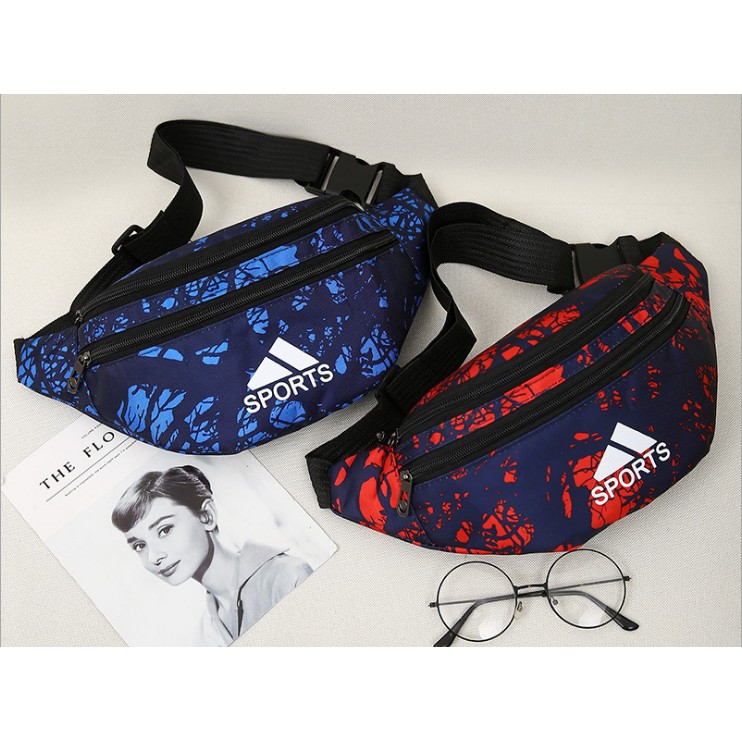 Túi bao tử họa tiết phối màu đẹp mắt (4 màu) | BigBuy360 - bigbuy360.vn