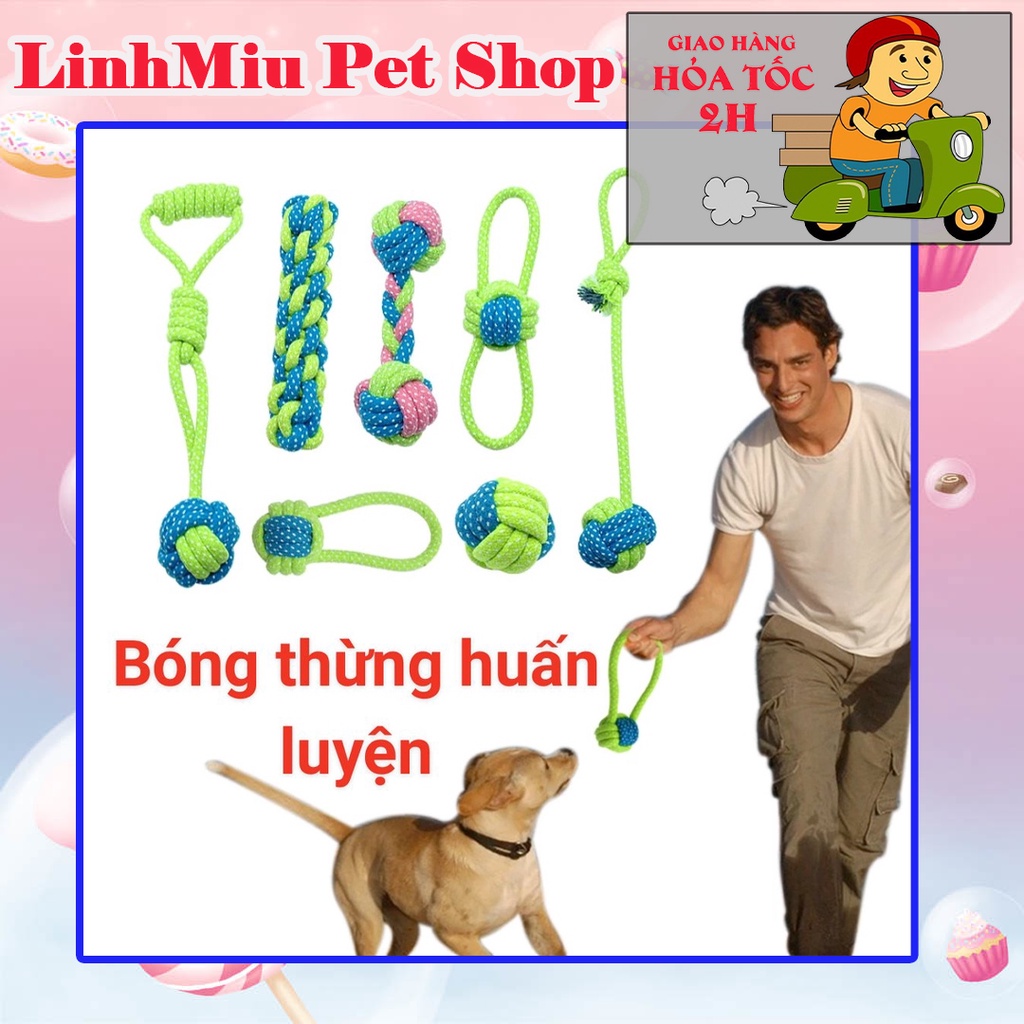 Bóng thừng đồ chơi gặm cho chó