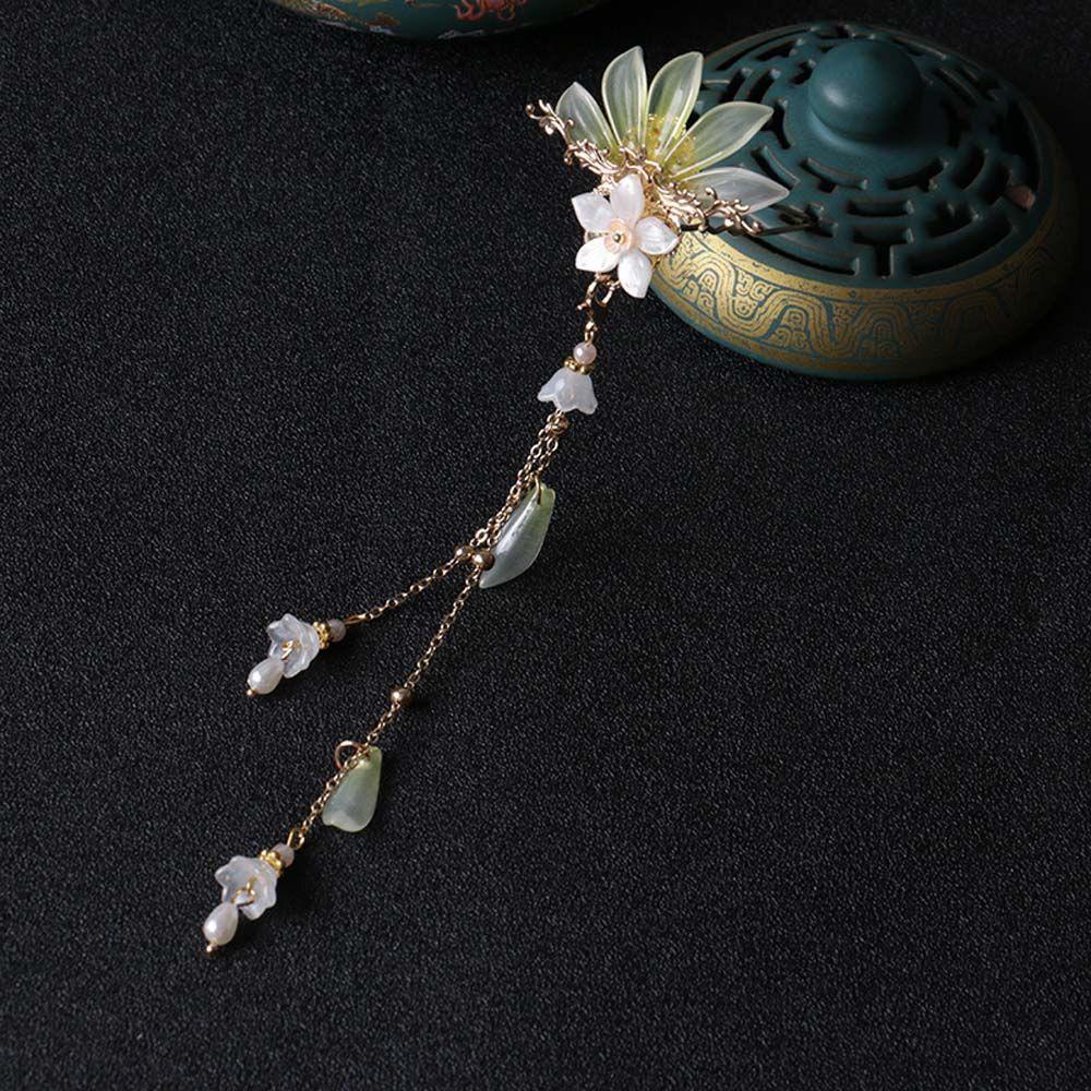 Trâm Cài Tóc Hình Chữ U Họa Tiết Hoa Phong Cách Trung Quốc WMES15H