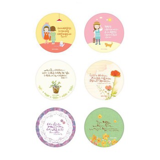 F1 bán lẻ Gương Mini Dễ Thương trang điểm Hàn Quốc - Gương Tròn Mini Bỏ Túi 35 1