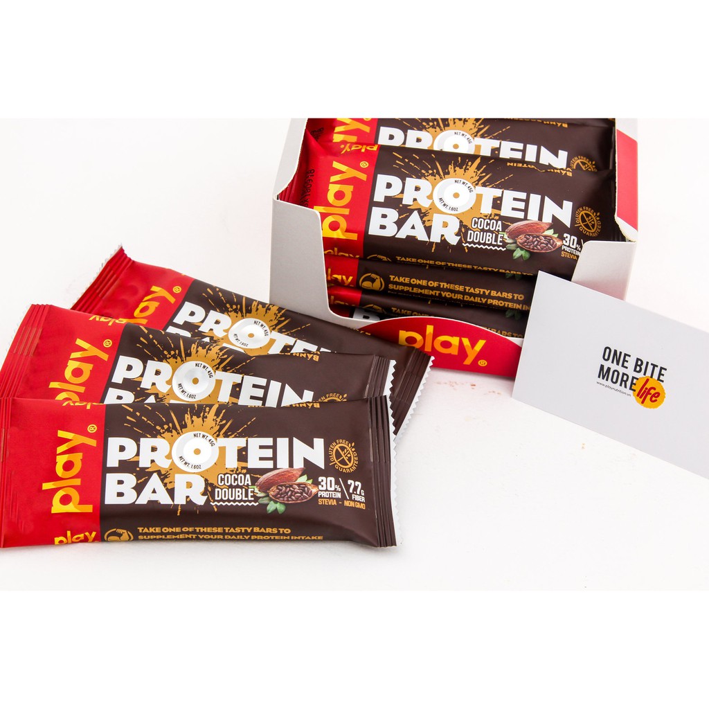 Bánh Protein Play Bar - Bữa ăn phụ bổ sung protein nhanh chóng (1 bánh)