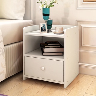 Tủ kệ đầu giường có ngăn kéo, bàn đầu giường để đèn ngủ decor phòng ngủ thương hiệu IGA- GP104