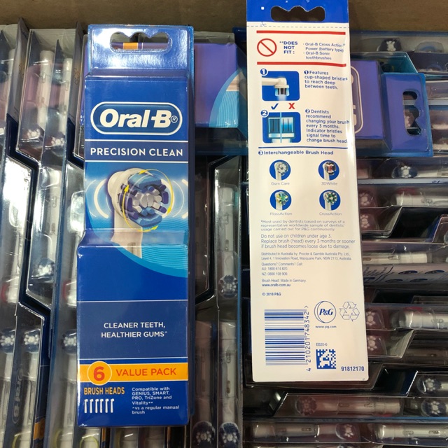 Đầu bàn chải Oral-B ❤FREESHIP ❤ ,người lớn,bàn chải Oral-B thay thế, bàn chải Oral-B